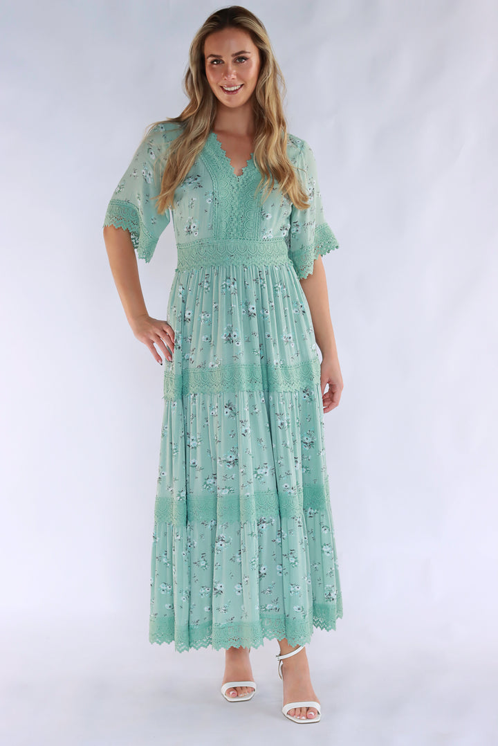 Need You Always Pastel Green Maxi Dress