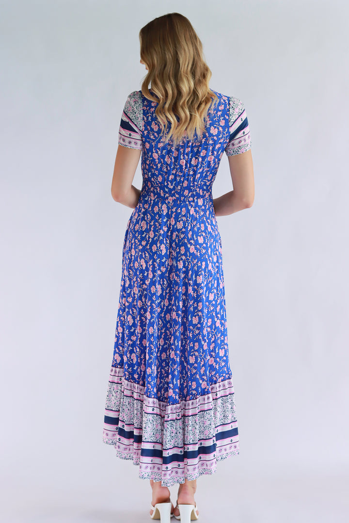 Clara Floral Boho Maxi Dress