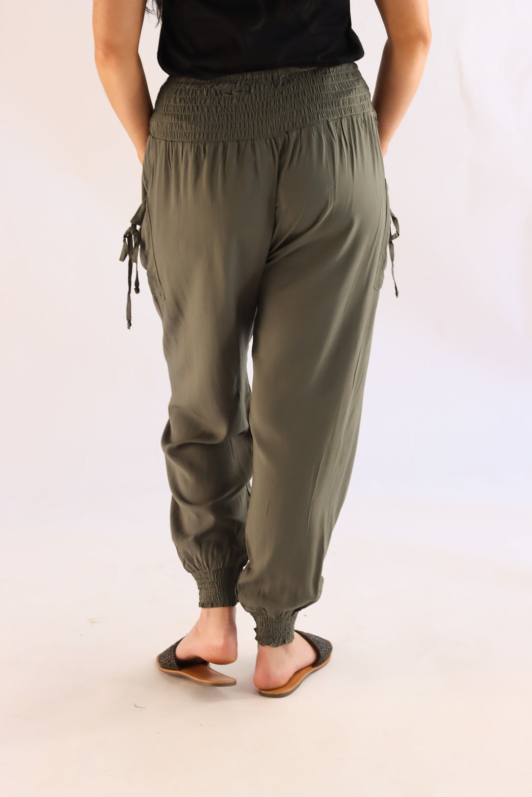 khaki Harem Pants