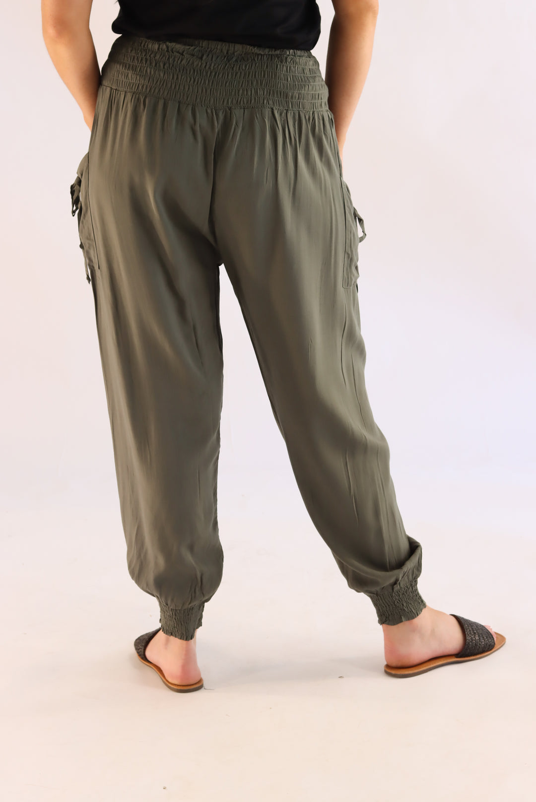 khaki Harem Pants