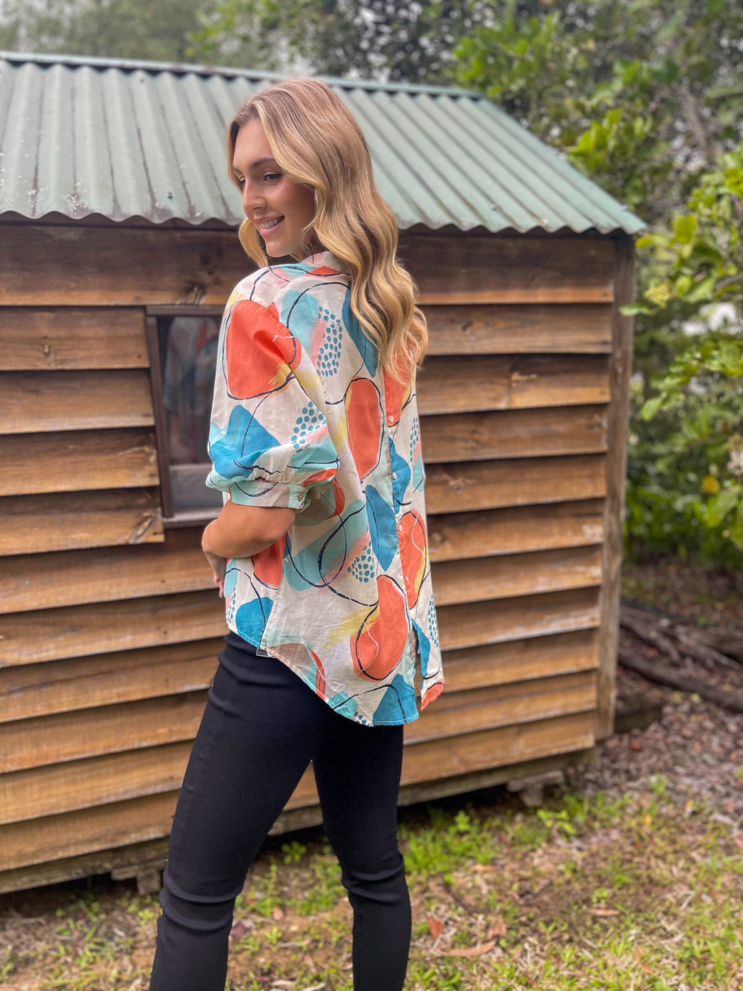 Christina Multi Colour Summer Top
