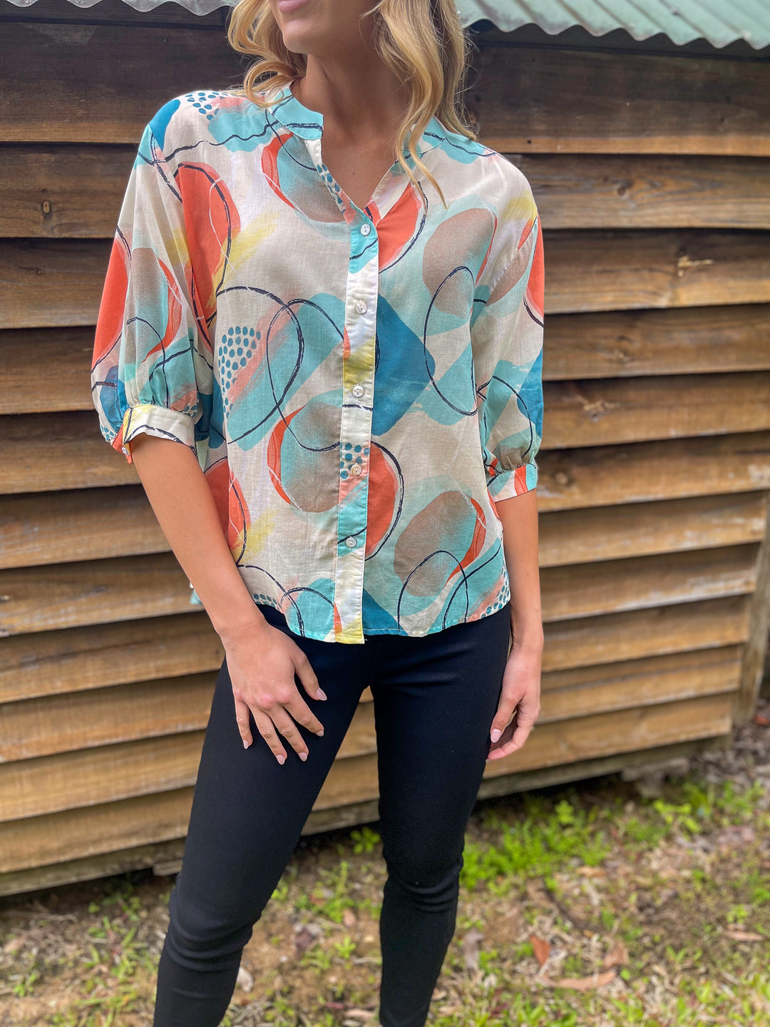 Christina Multi Colour Summer Top