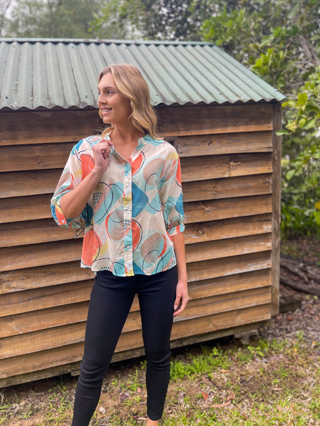 Christina Multi Colour Summer Top