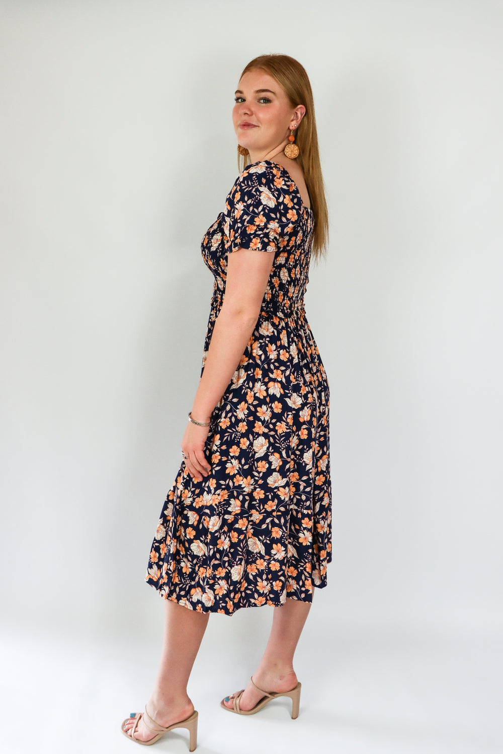 Floral print dress