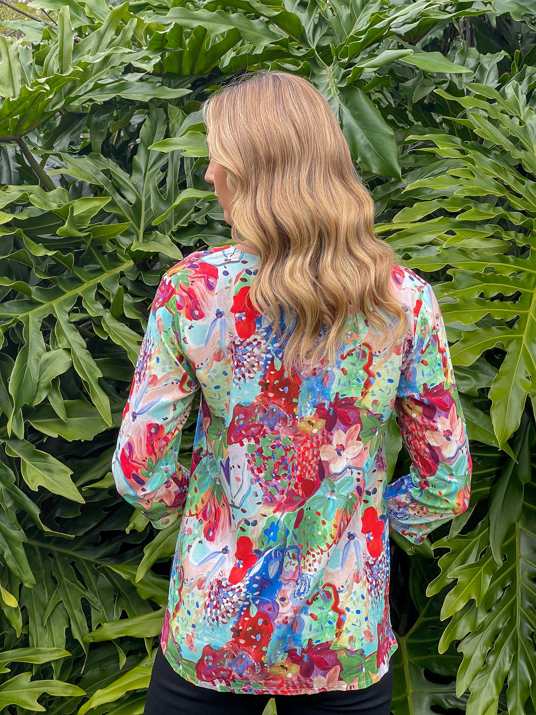 Joyful Watercolour Print Top