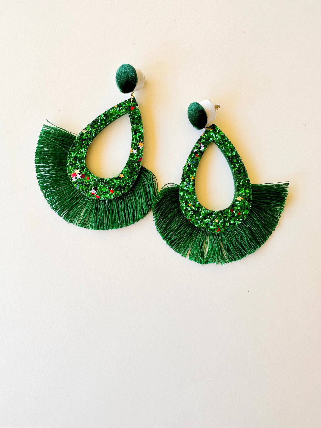 Madonna Earrings in Green