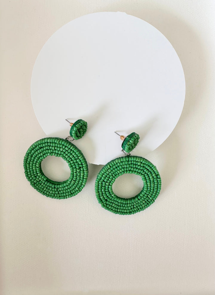 Reva earrings In Green