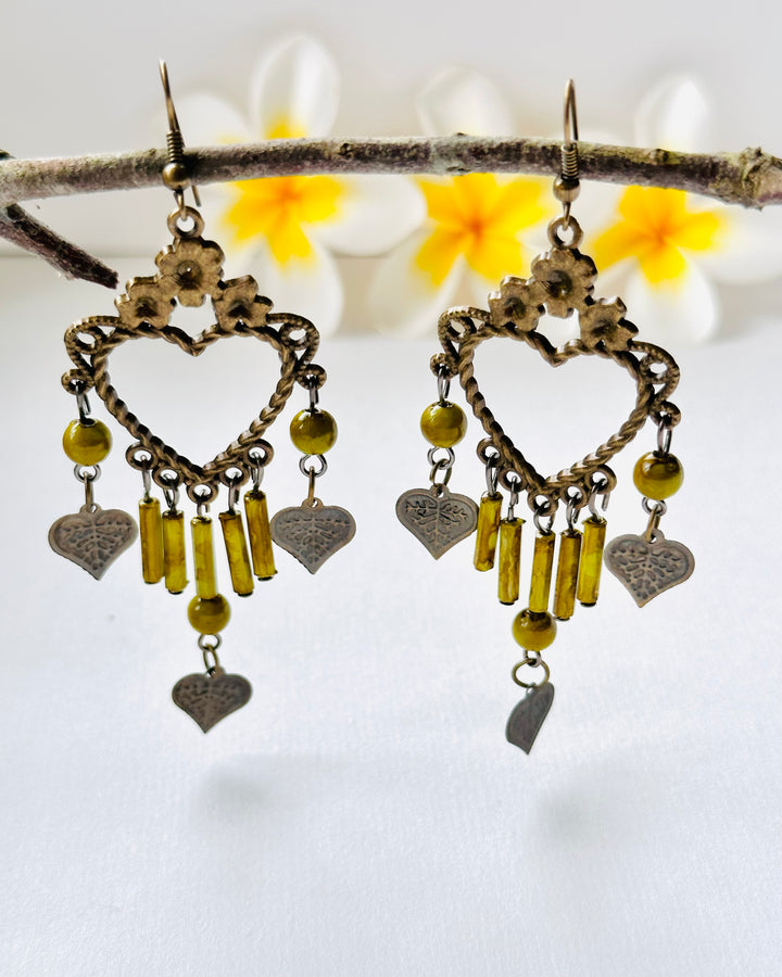 Gloria Love Heart Earrings