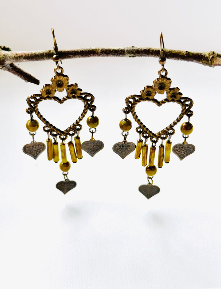 Gloria Love Heart Earrings